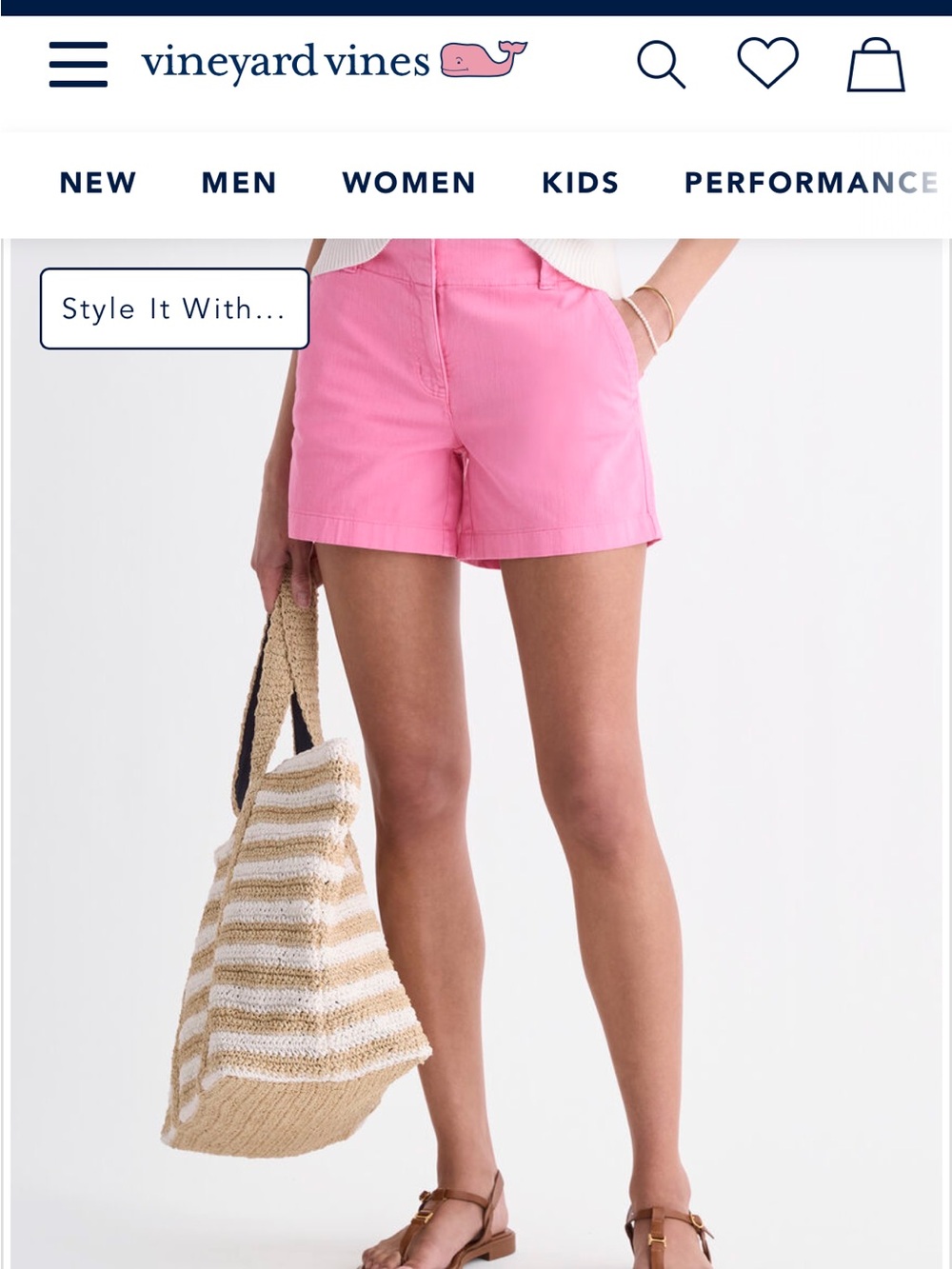 Vineyard Vines Lavender Women's Casual Shorts